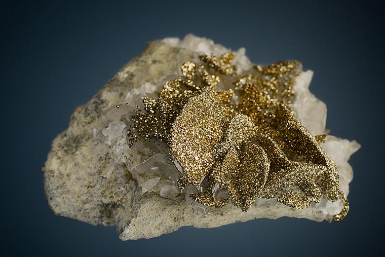 PYRITE on CALCITE